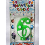 Number Candle - 6