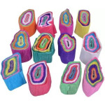 Multi Colour Paper Crepe Ribbon 12Pc