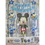 White And Blue Decoration Kit - Happy Birthday 45Pc
