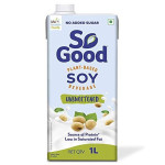 So Good Natural Unsweetened Soy Milk 1L